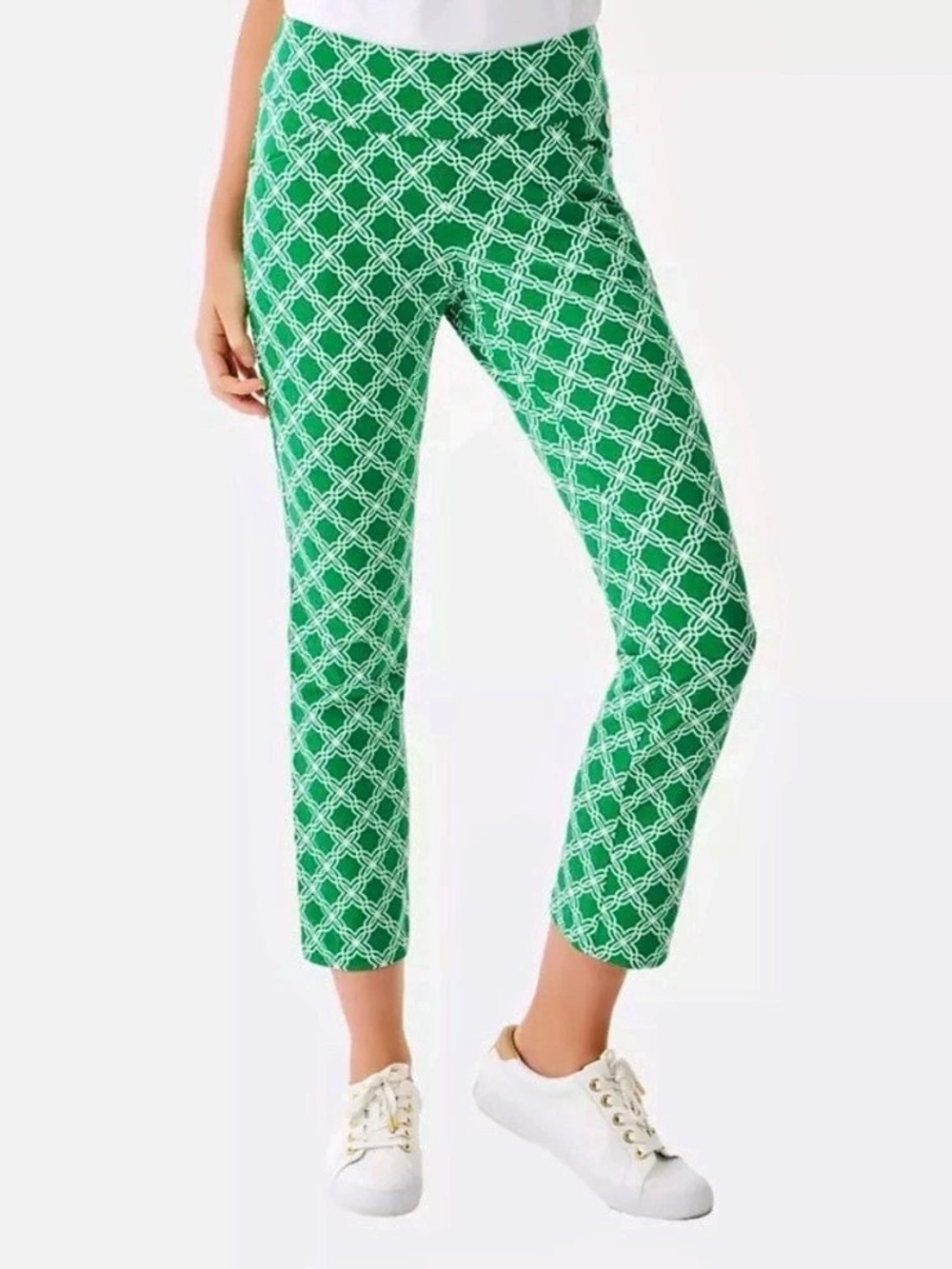 Lilly Pulitzer Pull-On Corso Kick Flare Women's Golf Pants UPF 50 Size 6